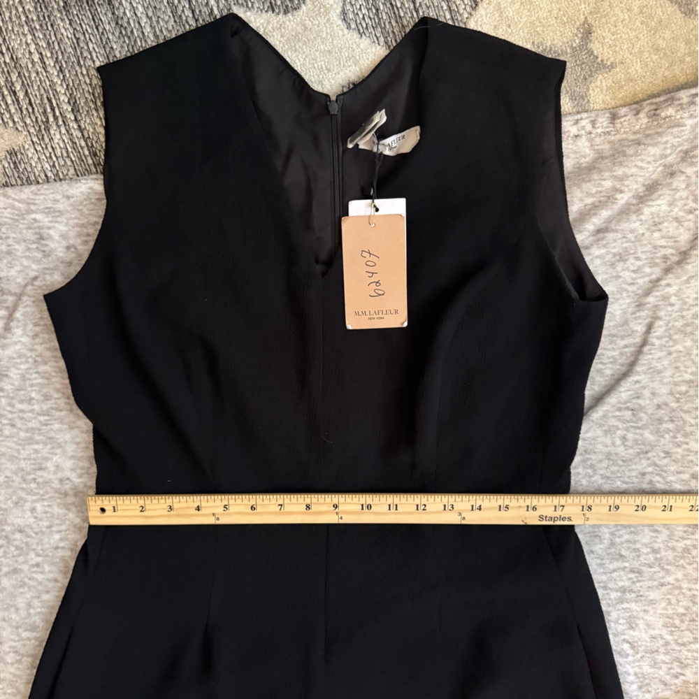 MM. LaFleur Black Sleeveless Wide-Leg Jumpsuit - Picture 3 of 9